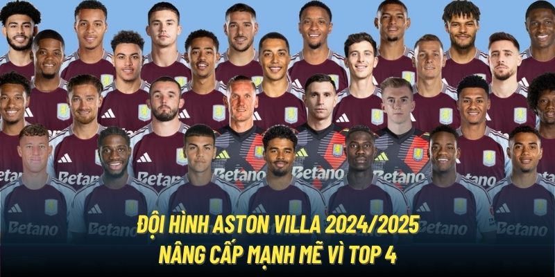 Thông tin về đội hình Aston Villa